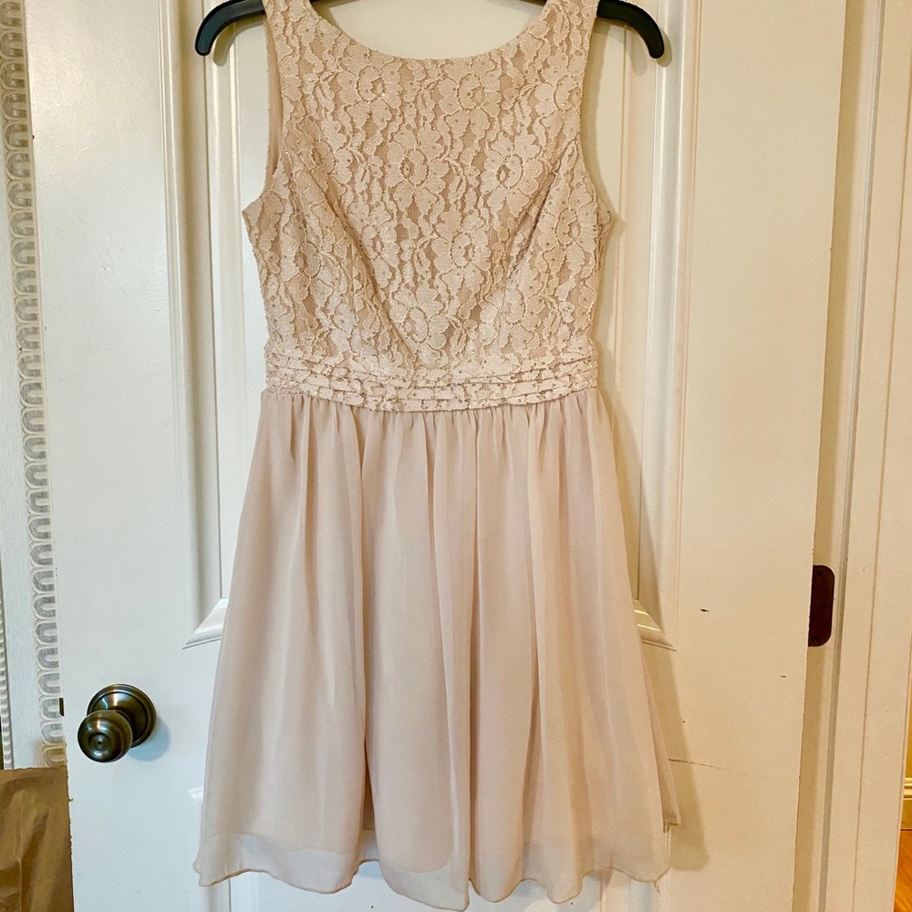Formal rose gold dress